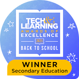 Tech and learning Awards of Excellence 2025 Back to School Winner, Secondary Education