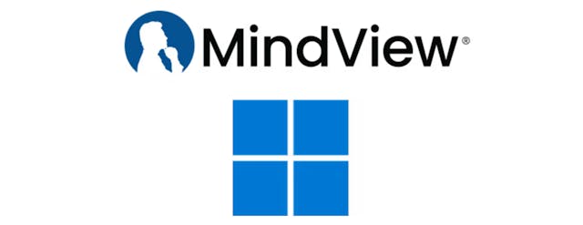 MindView och Windows-logotypen
