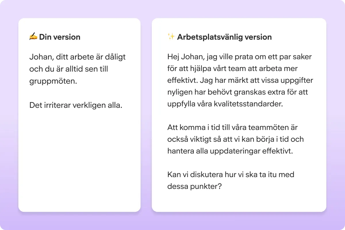 UI screenshot of Read&Write for Work refine feature