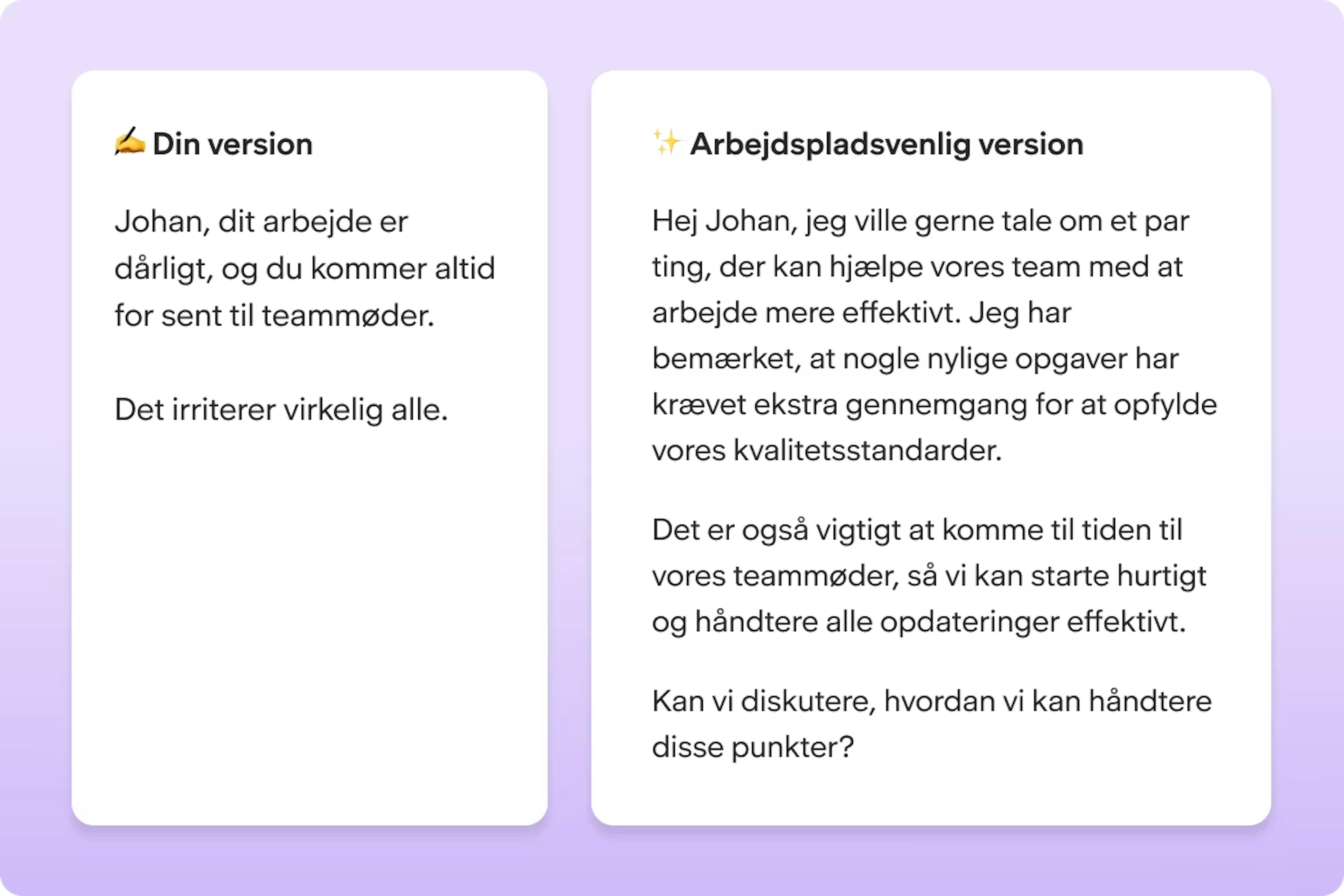 UI screenshot of Readwrite for Work refine feature