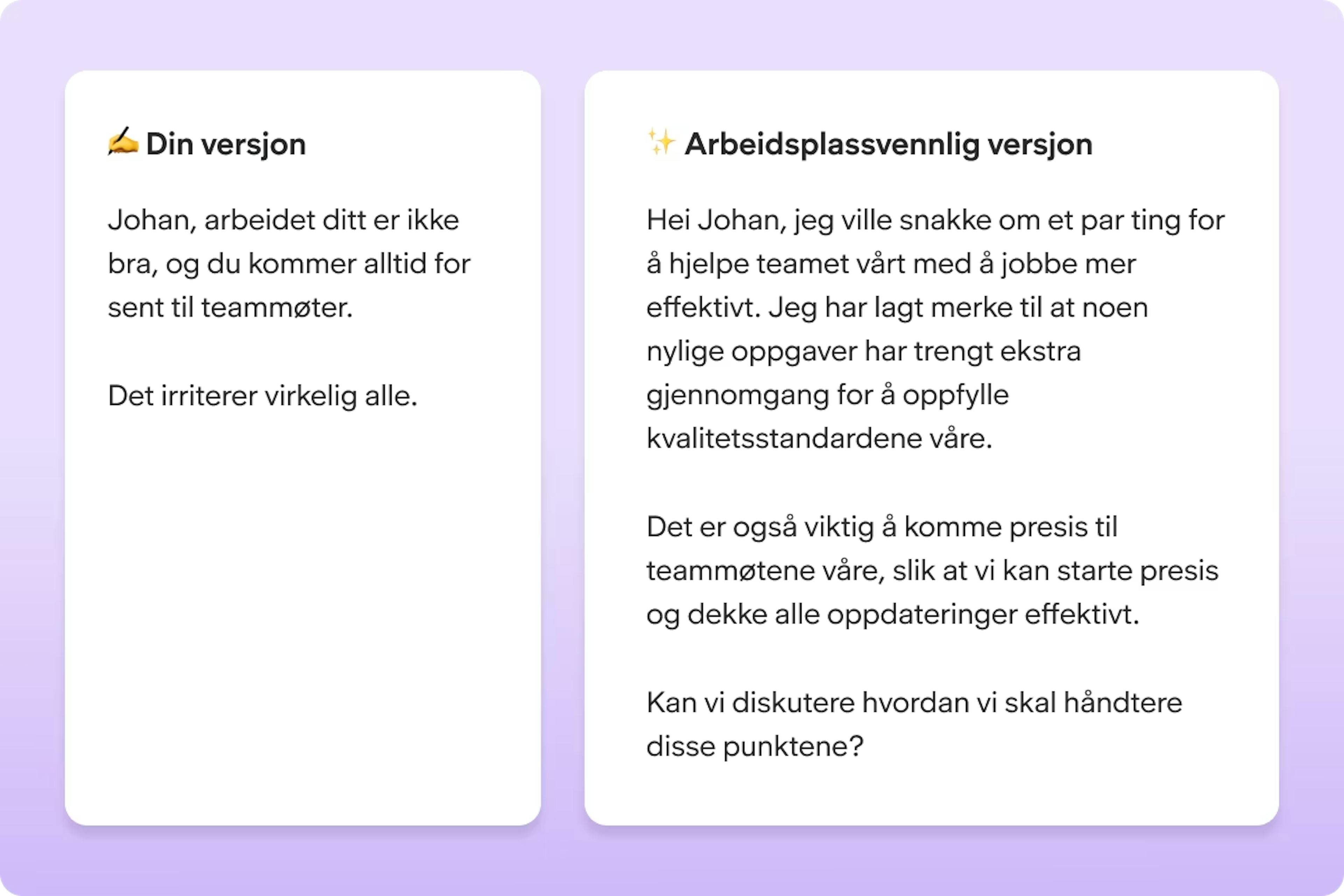 UI screenshot of Readwrite for Work refine feature