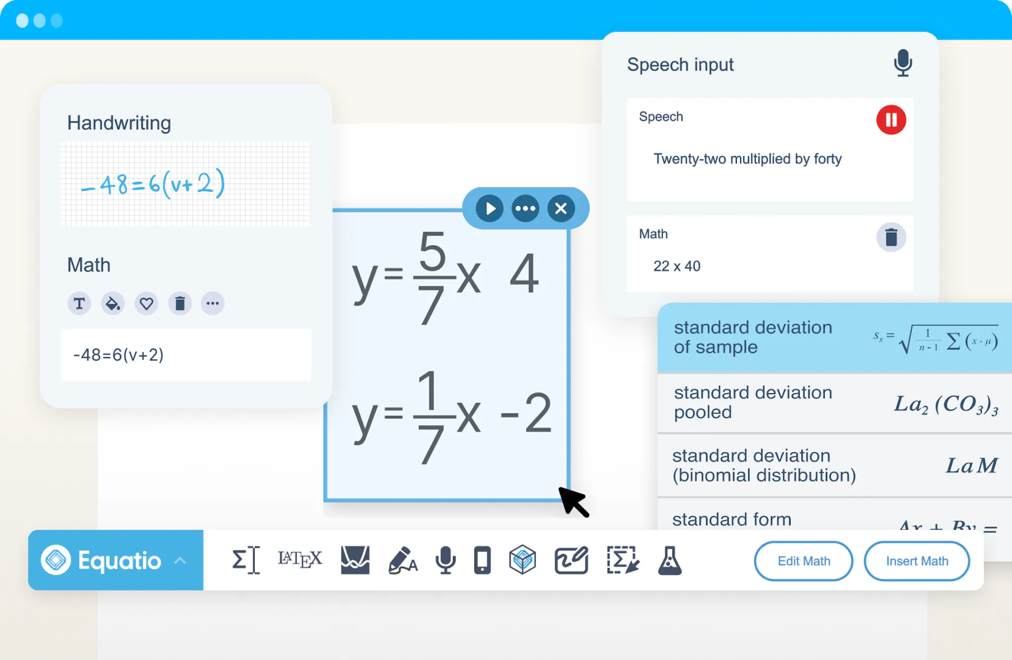 Equatio: The Equation Editor For Accessible Math | Everway
