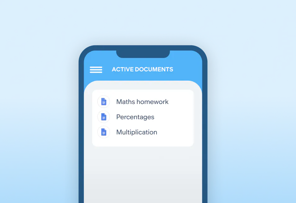 Equatio mobile in action