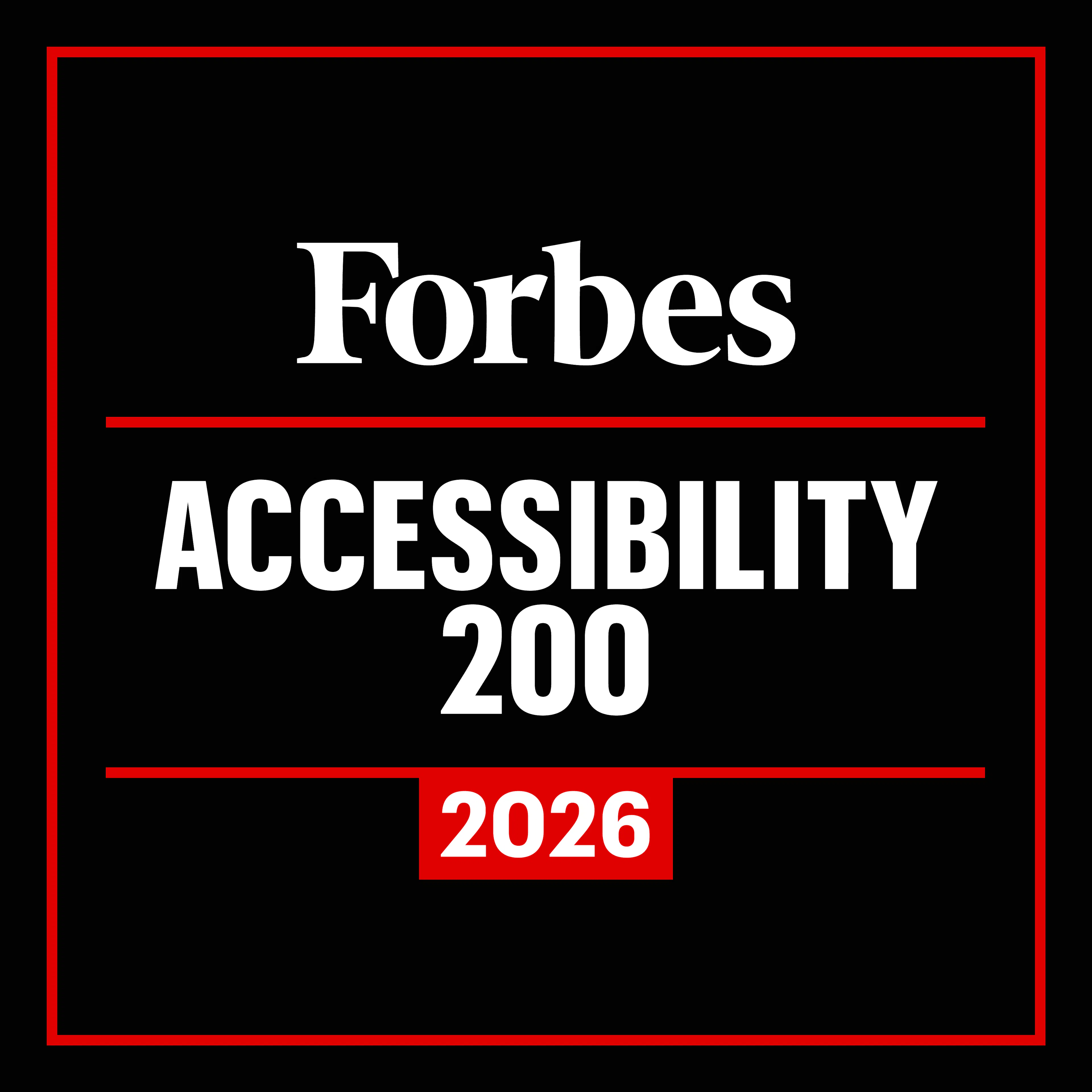 Forbes Accessibility 200 2026 logo