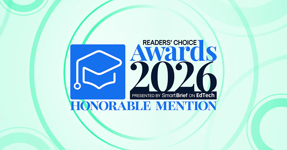 Reader's choice awards 2026 Honorable mention badge