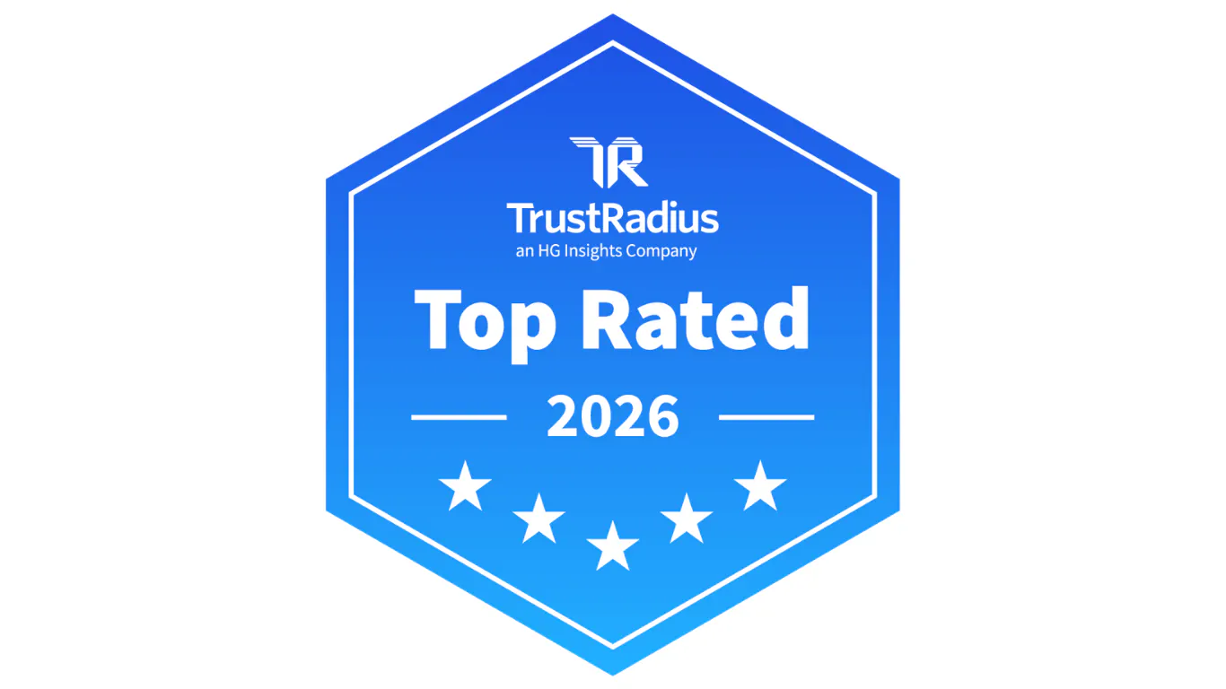 TrustRadius Top Rated 2026 Award badge