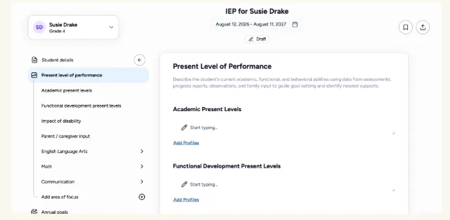 New add profiles view in Polaris