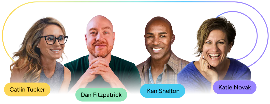 Featured speakers: Catlin Tucker, Dan Fitzpatrick, Ken Shelton and Katie Novak. See all speakers.