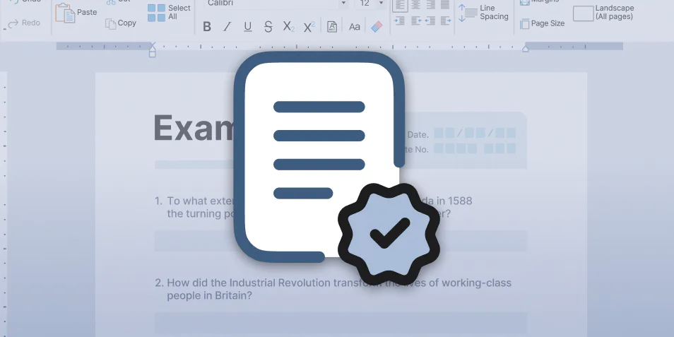 Illustration showing ExamWritePad's compliance
