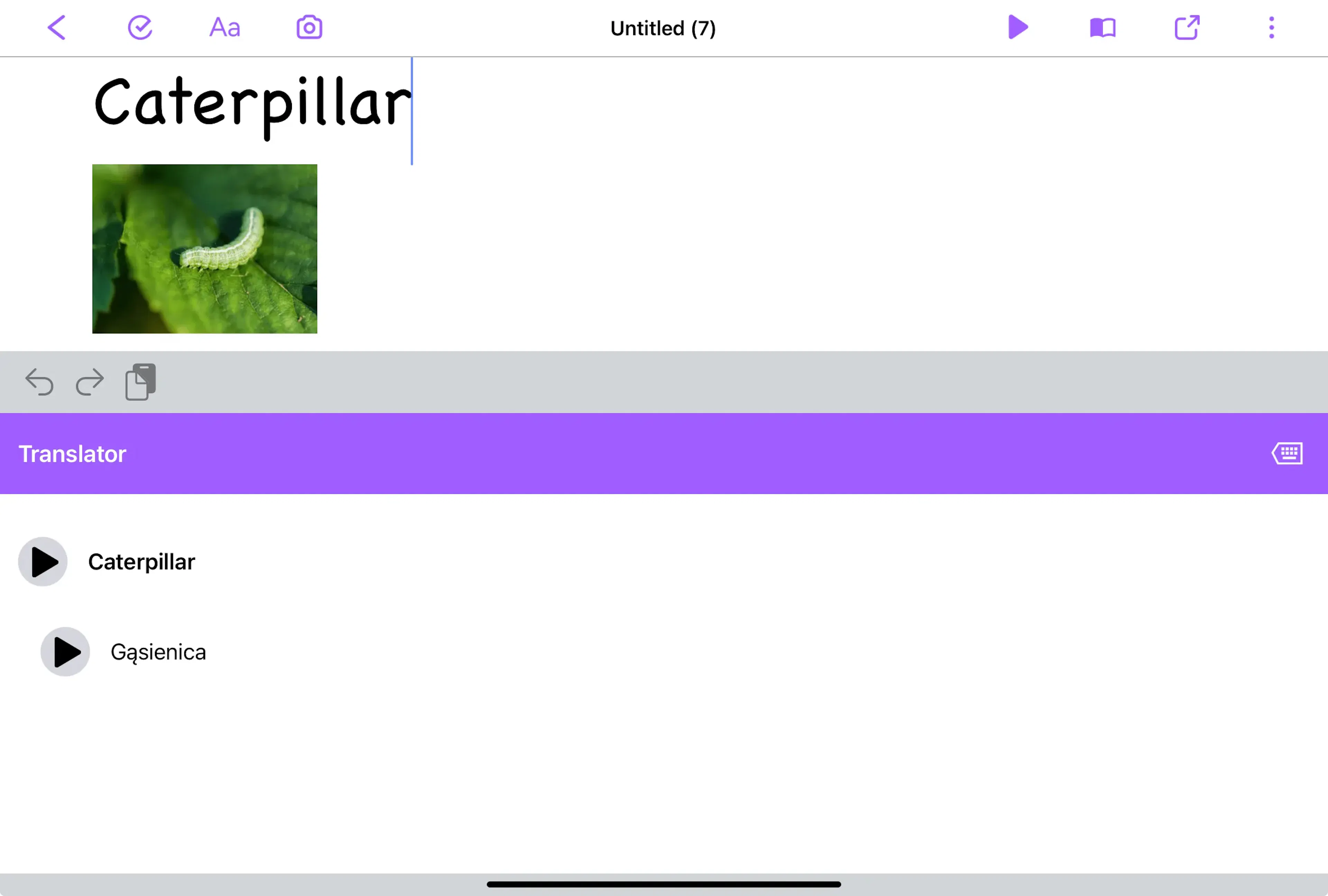 Translation in Read&Write