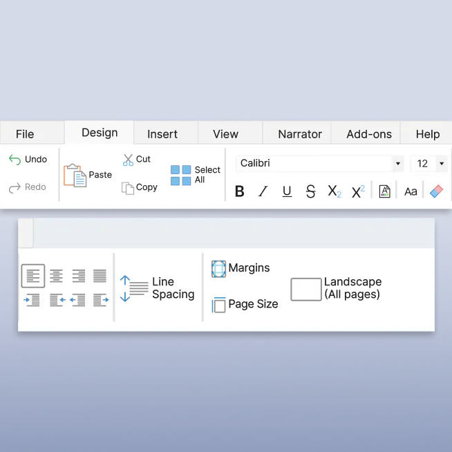 ExamWritePad interface showing the word processor's toolbar