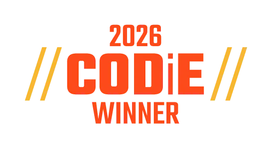 2026 Codie Award winner badge