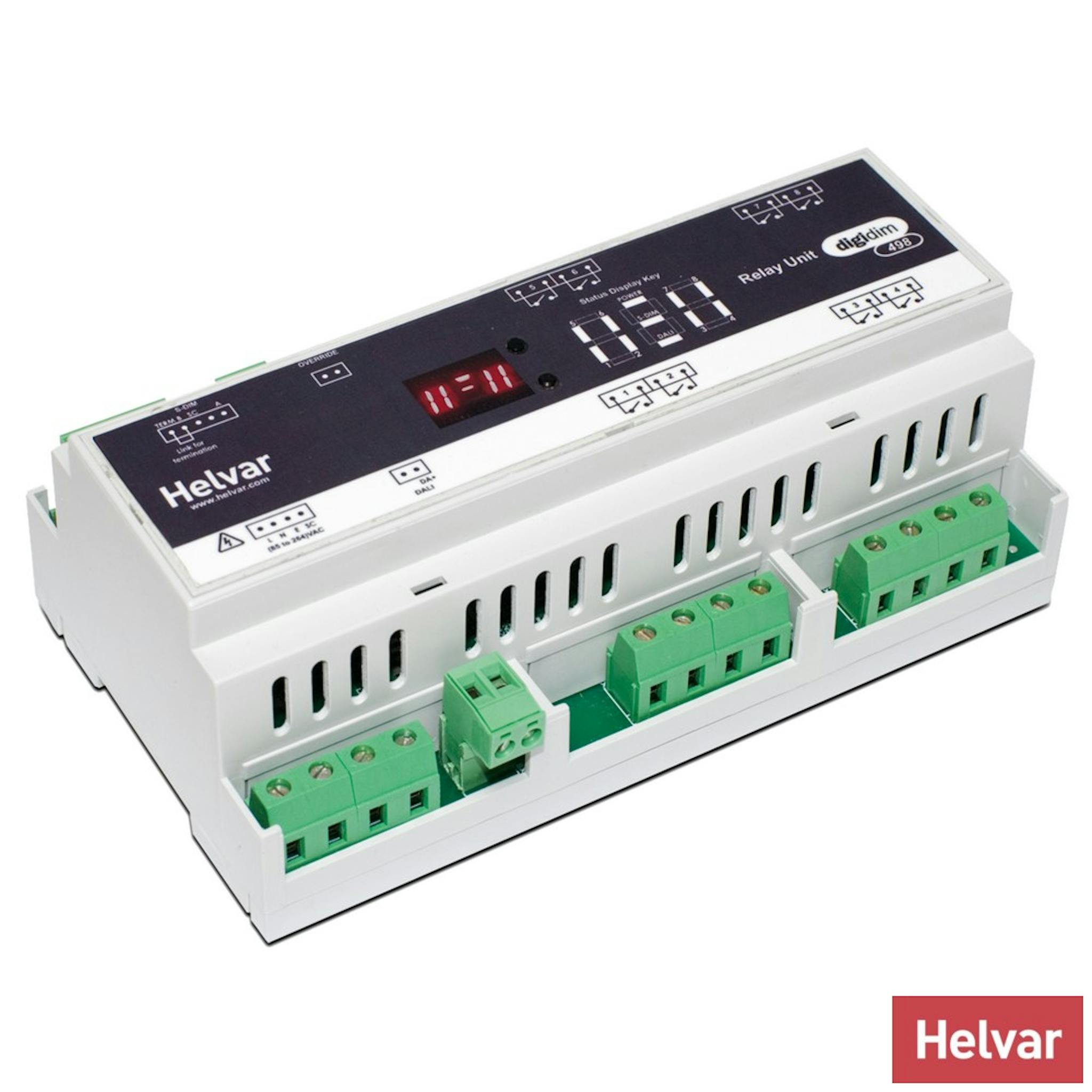 Module 8 relais 16A 498 DALI Helvar EvoLight