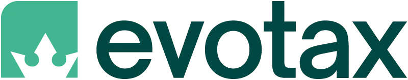 Evotax logo, colour