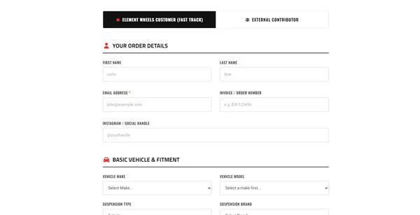Add My Vehicle