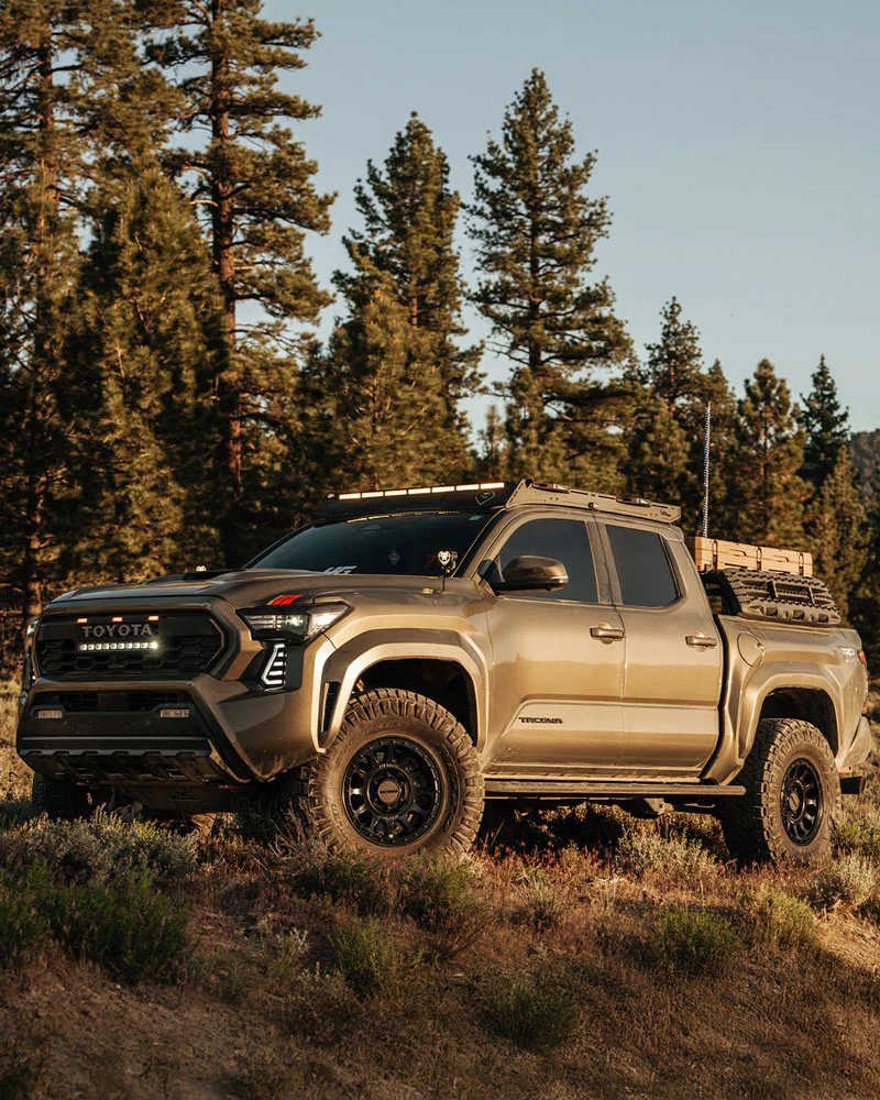Method Race Wheels on a lifted Tacoma