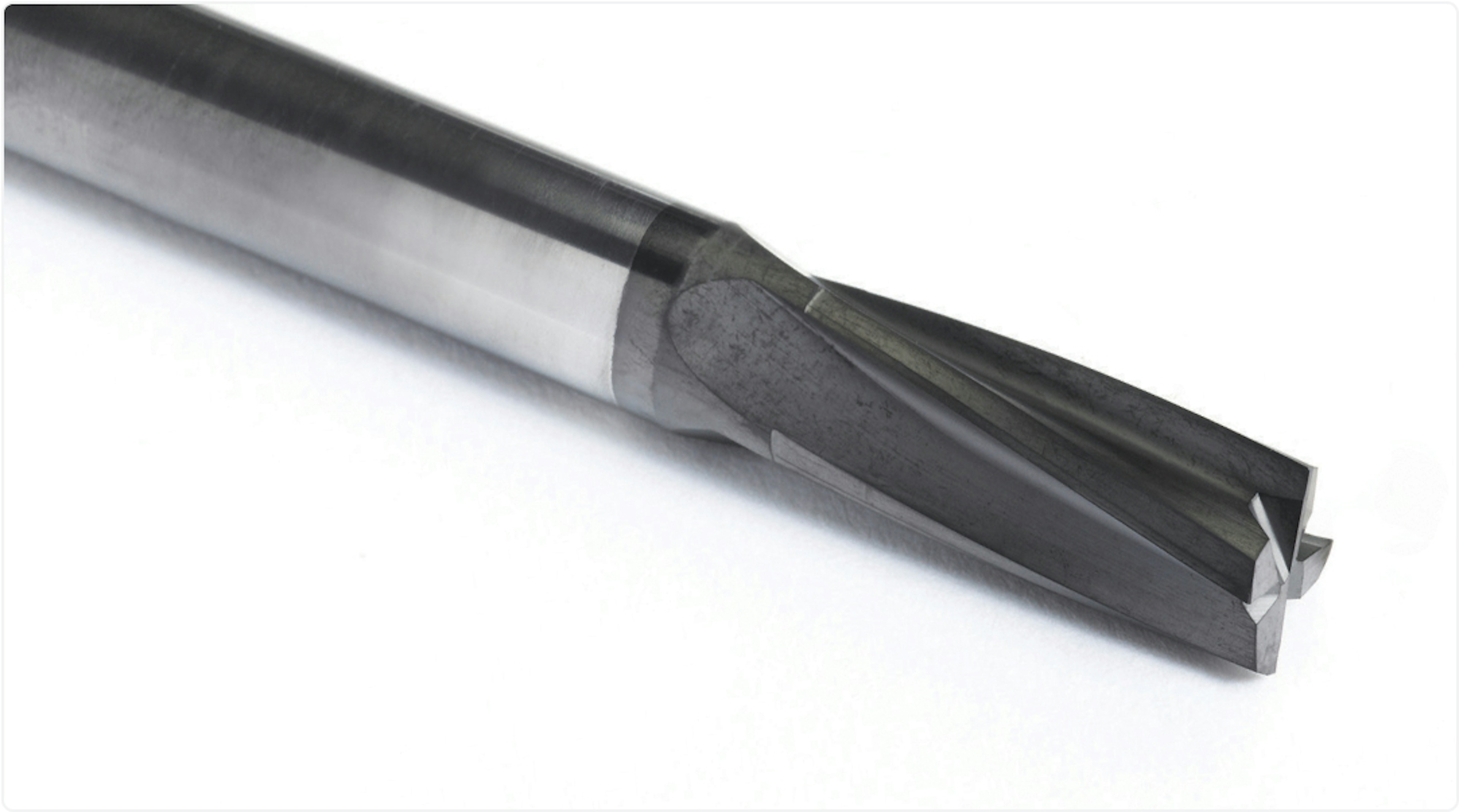 Diamond coated 4 flute milling cutter