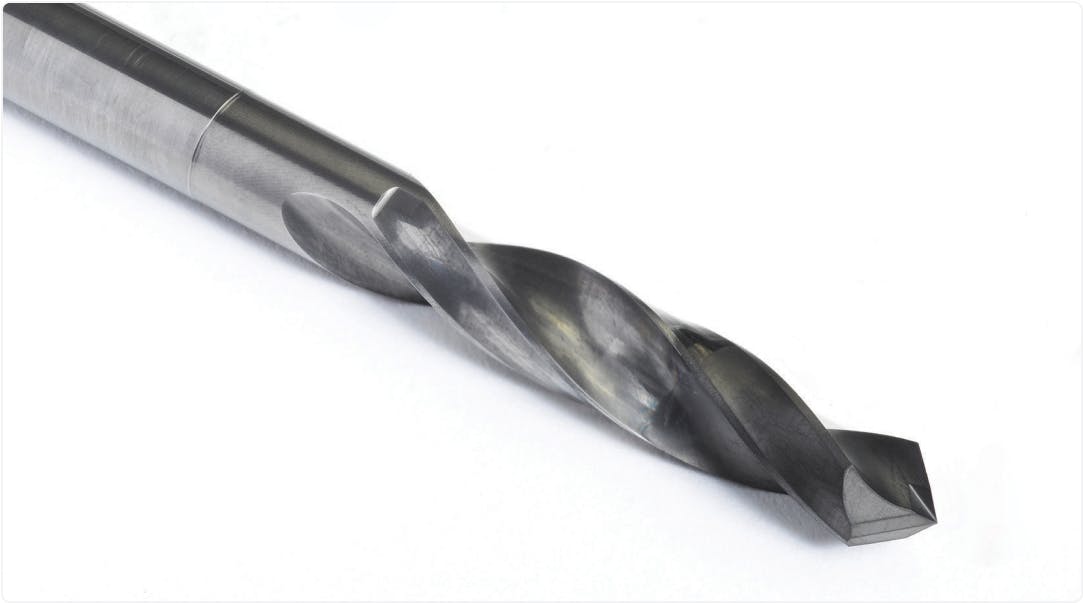 Diamond coated 2 flute drill