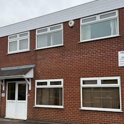 A photo of the outside of PJ Tooling.