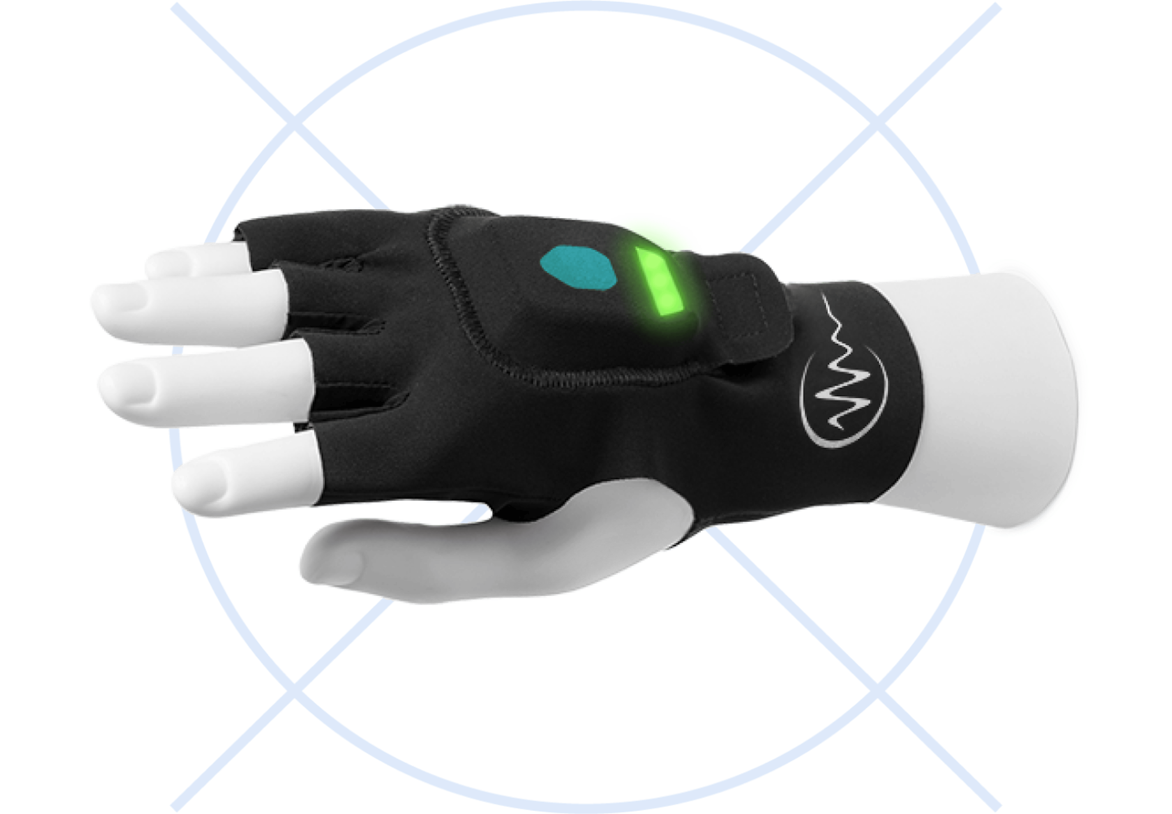 HAV Sentry glove with integrated sensor technology used to measure hand arm vibration exposure