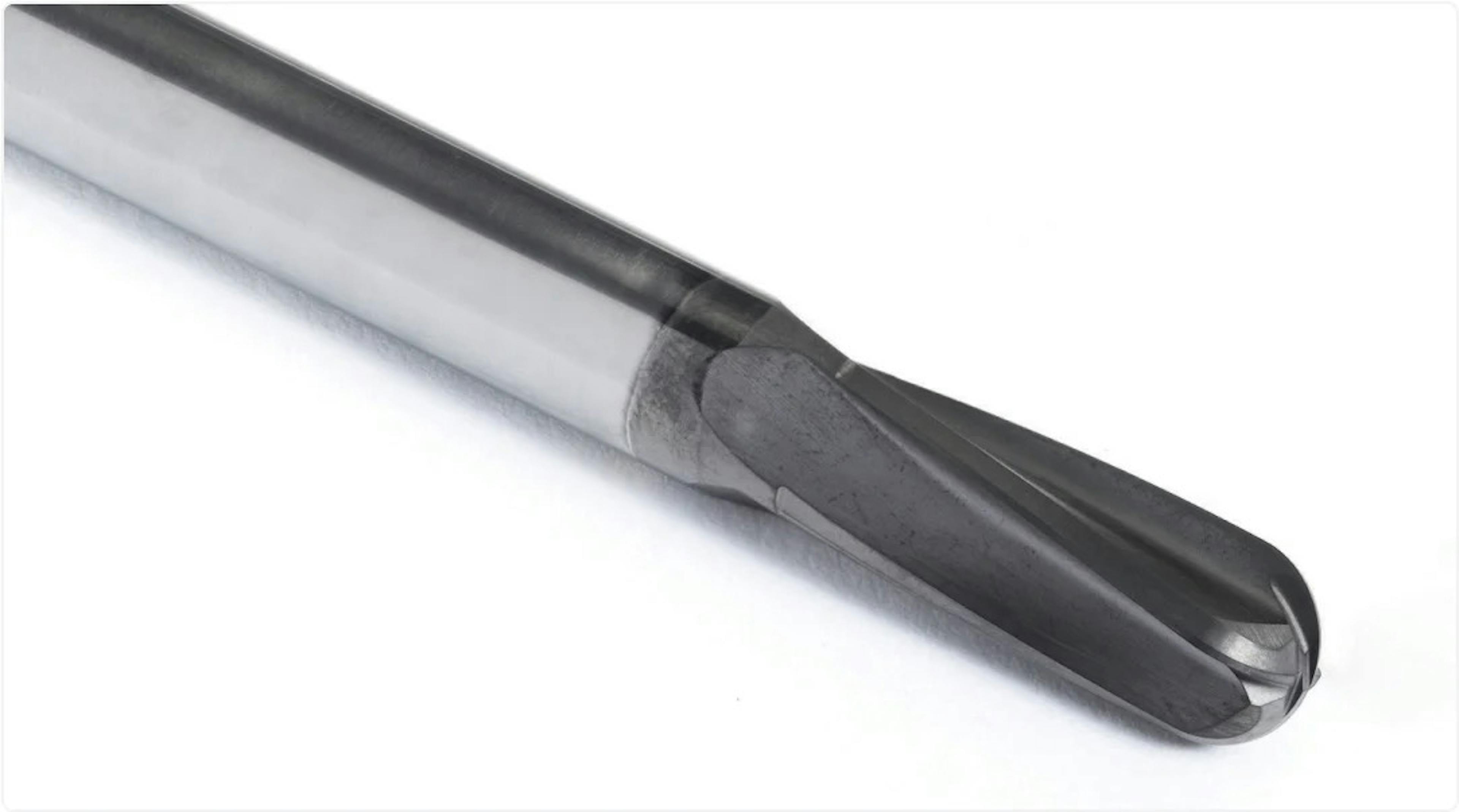 diamond coated 4 flute ball nose milling cutter