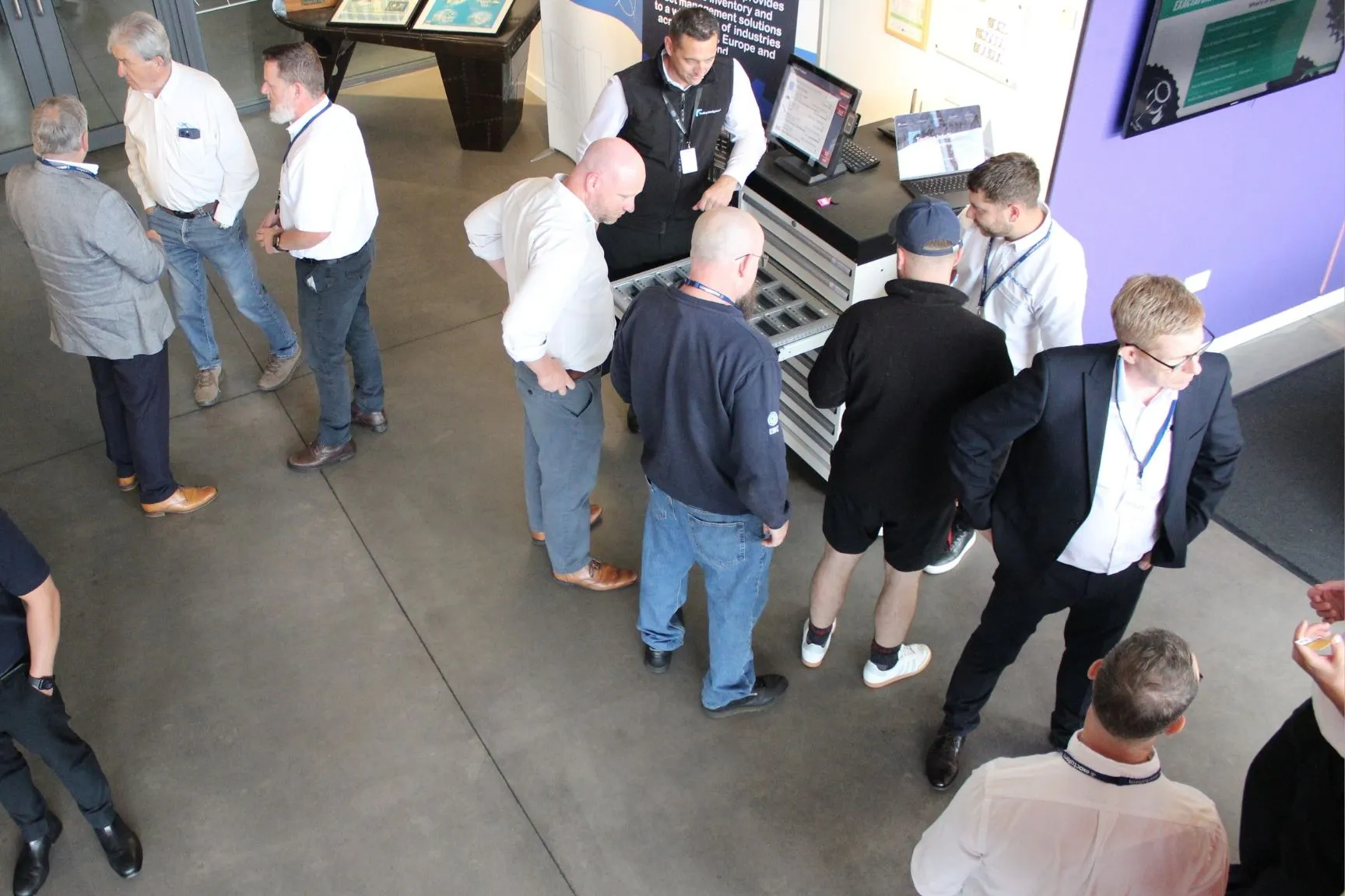 Exactaform and WIDIA Open Day Visitors