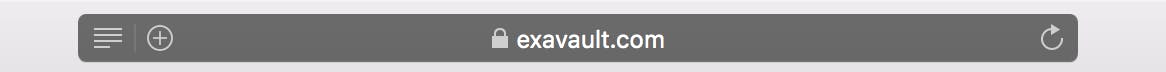 Web address bar with secure lock icon.