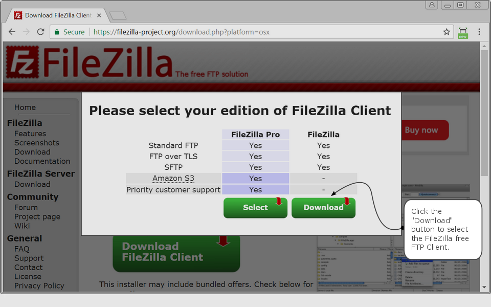 free download filezilla for mac
