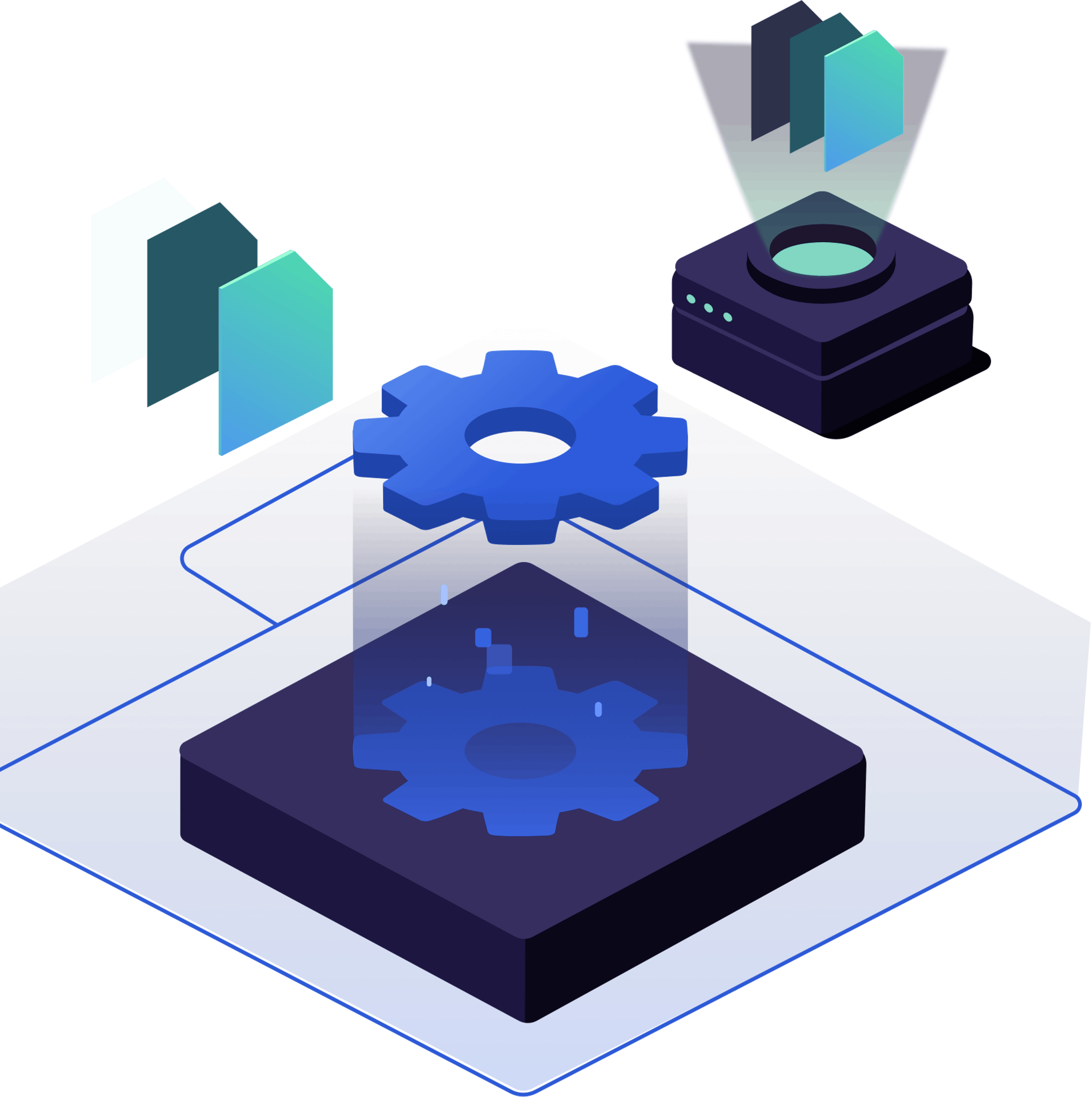 Gears and files.