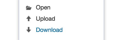 Download folder select.