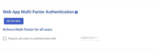 Web app multi-factor authentication.
