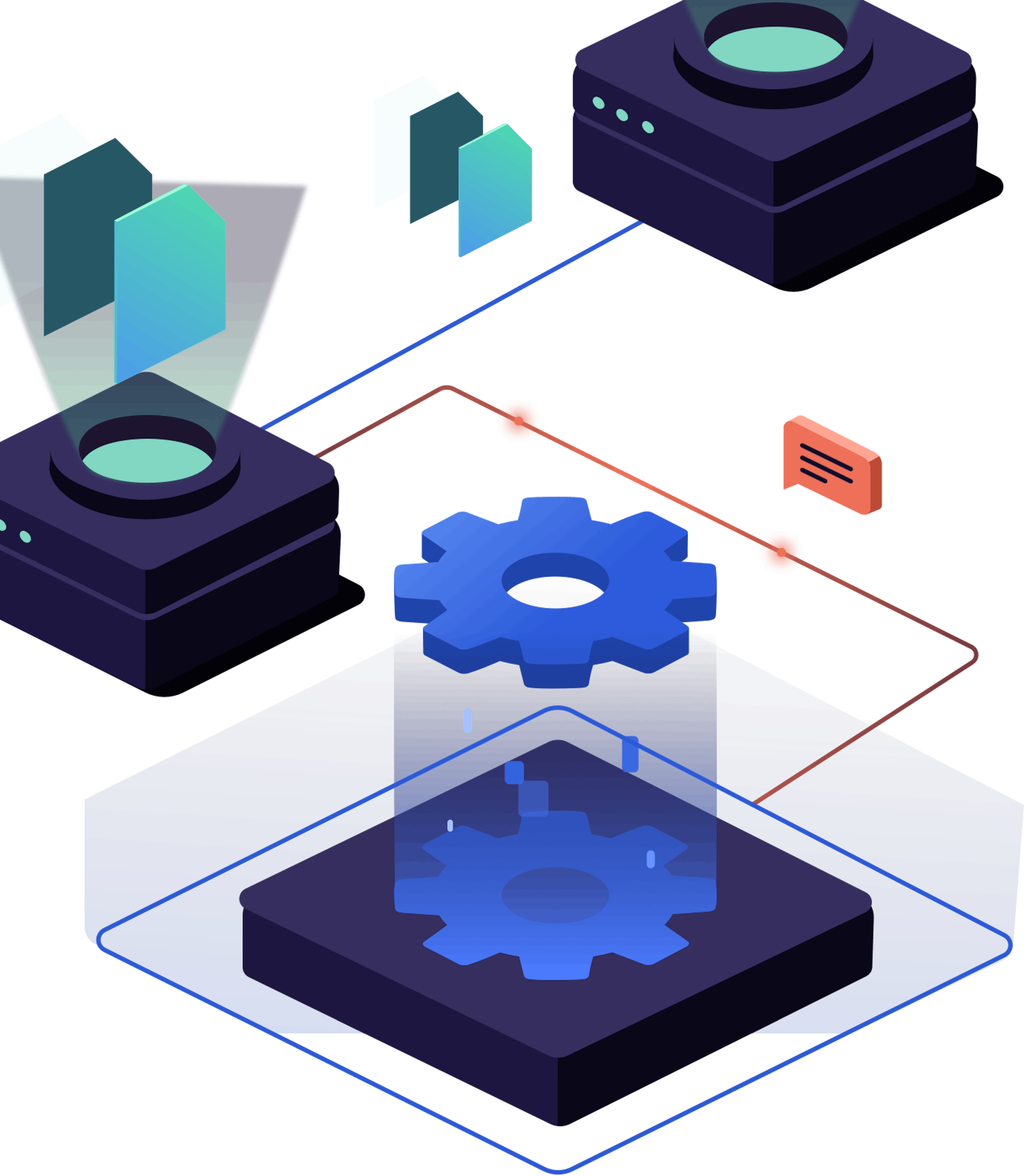 Gears and files.