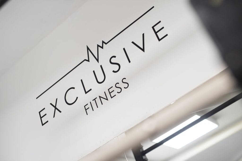 Exclusive Fitness signage