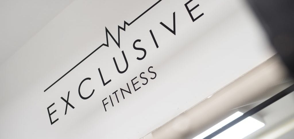 Exclusive Fitness signage