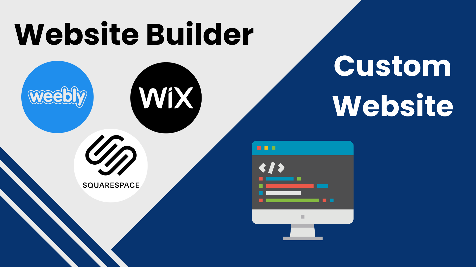 Website Builders Vs Custom Code | Excyted