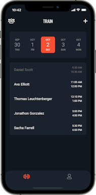 iPhone dashboard screenshot