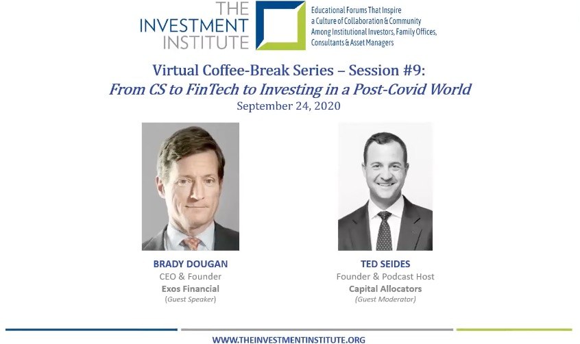 The investment institute From Credit Suisse to FinTech to Investing in ...