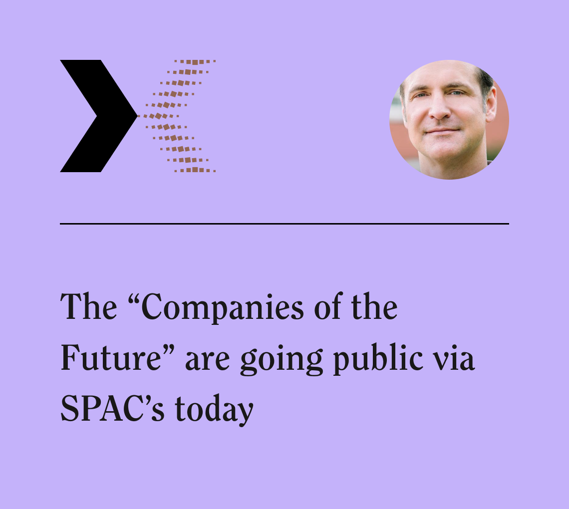 Head of Business Development Peter Early talks about SPACs and the ...
