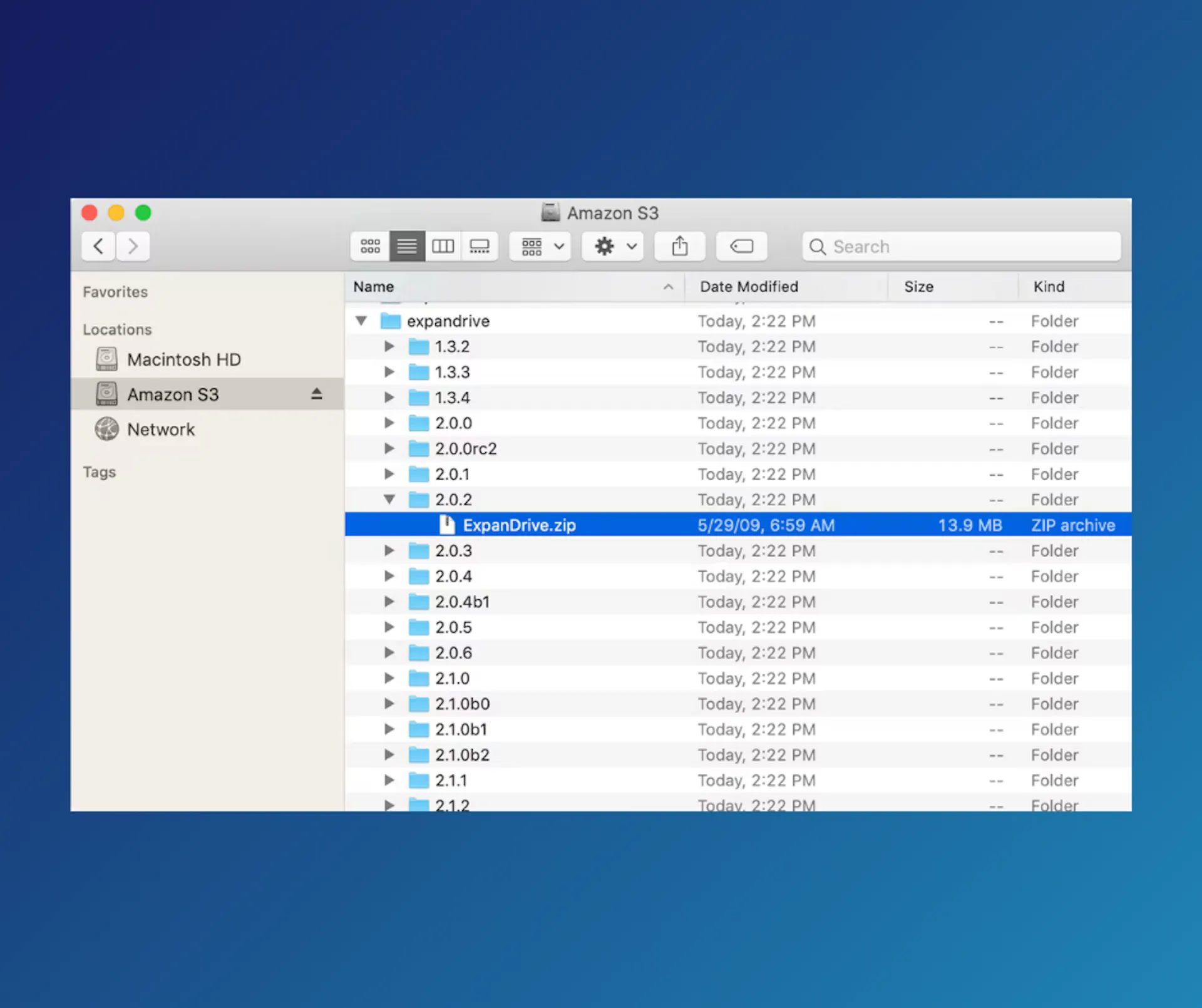Map or mount Amazon S3 as a drive on Mac, Window or Linux