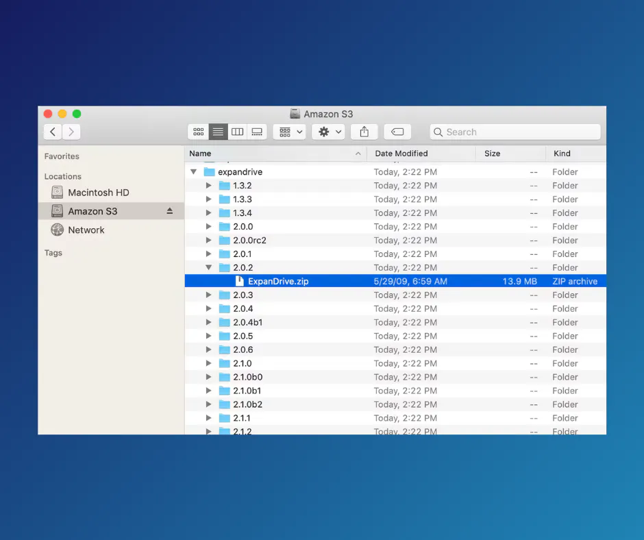 Map or mount Amazon S3 as a drive on Mac, Window or Linux