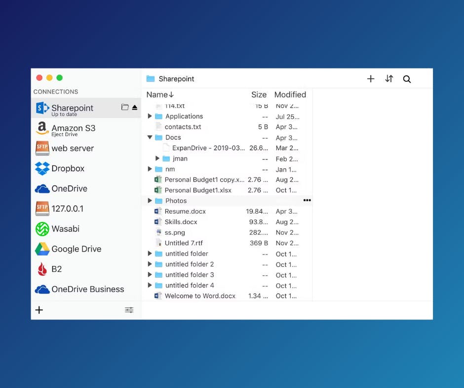 sharepoint client onedrive