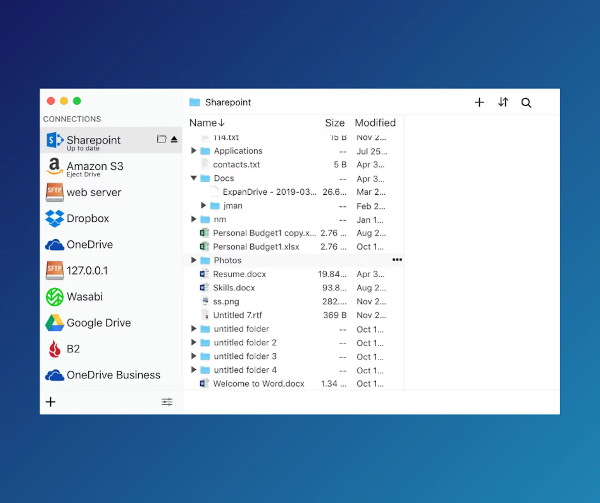sharepoint client onedrive