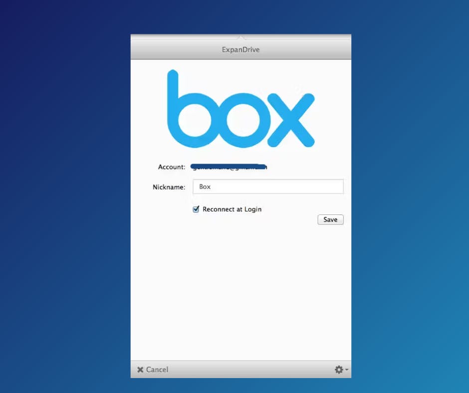 Map or mount Box as a drive on Mac, Window or Linux