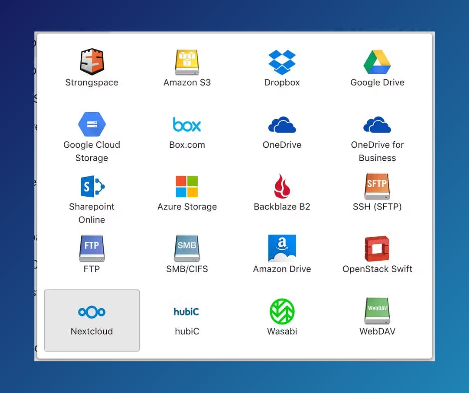 Map or mount Nextcloud as a drive on Mac, Window or Linux