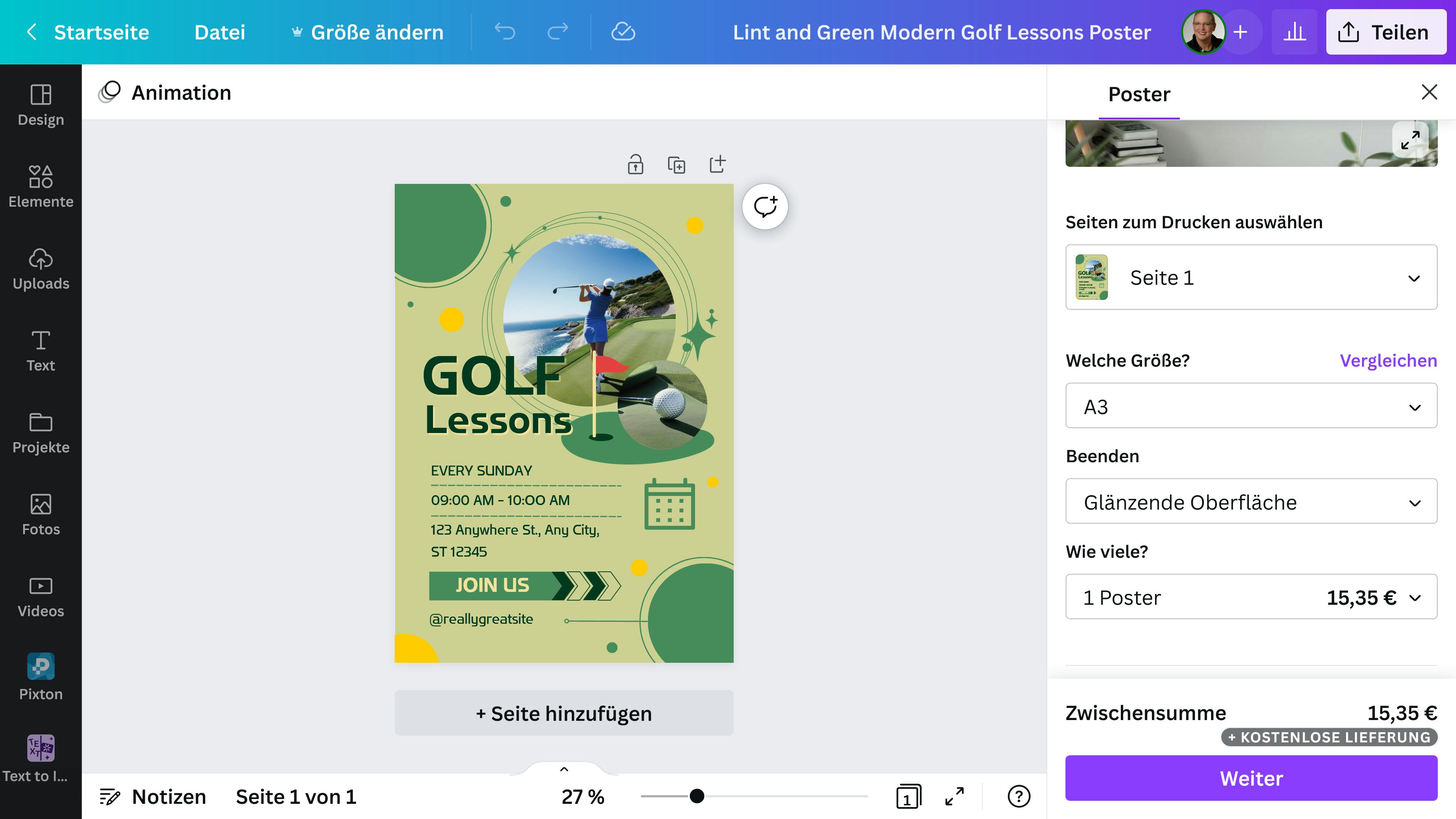 Poster (kostenlos) erstellen: In 7 Schritten zum eigenen Plakat 2023 ...