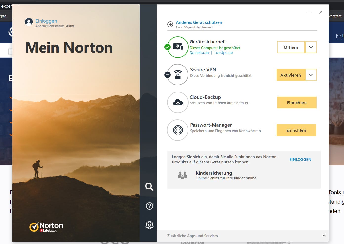 Norton 360 Antivirus Software im Test 2021 EXPERTE.de