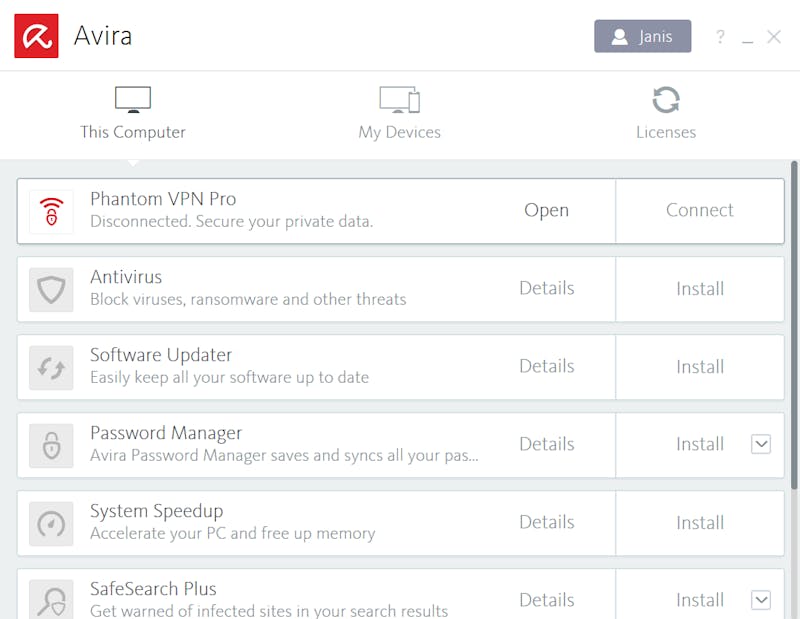 Avira Phantom VPN Review