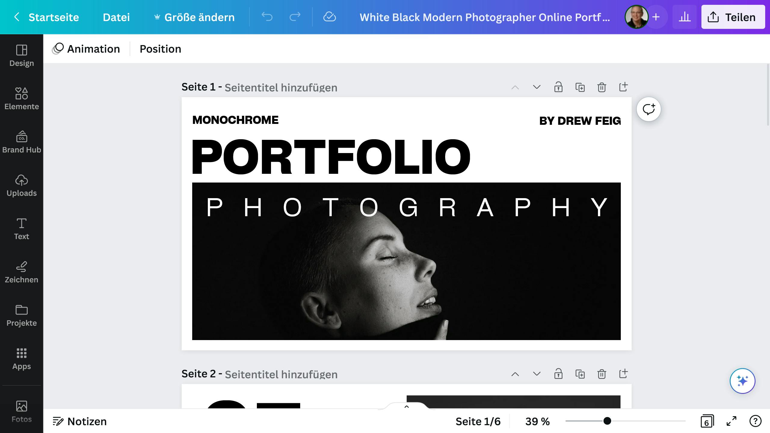 Design-Portfolio (kostenlos) erstellen: In 6 Schritten zum eigenen ...