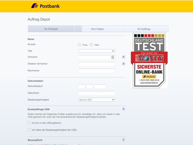 Postbank Broker Depot Und Sparplan Im Test 2021 Experte De