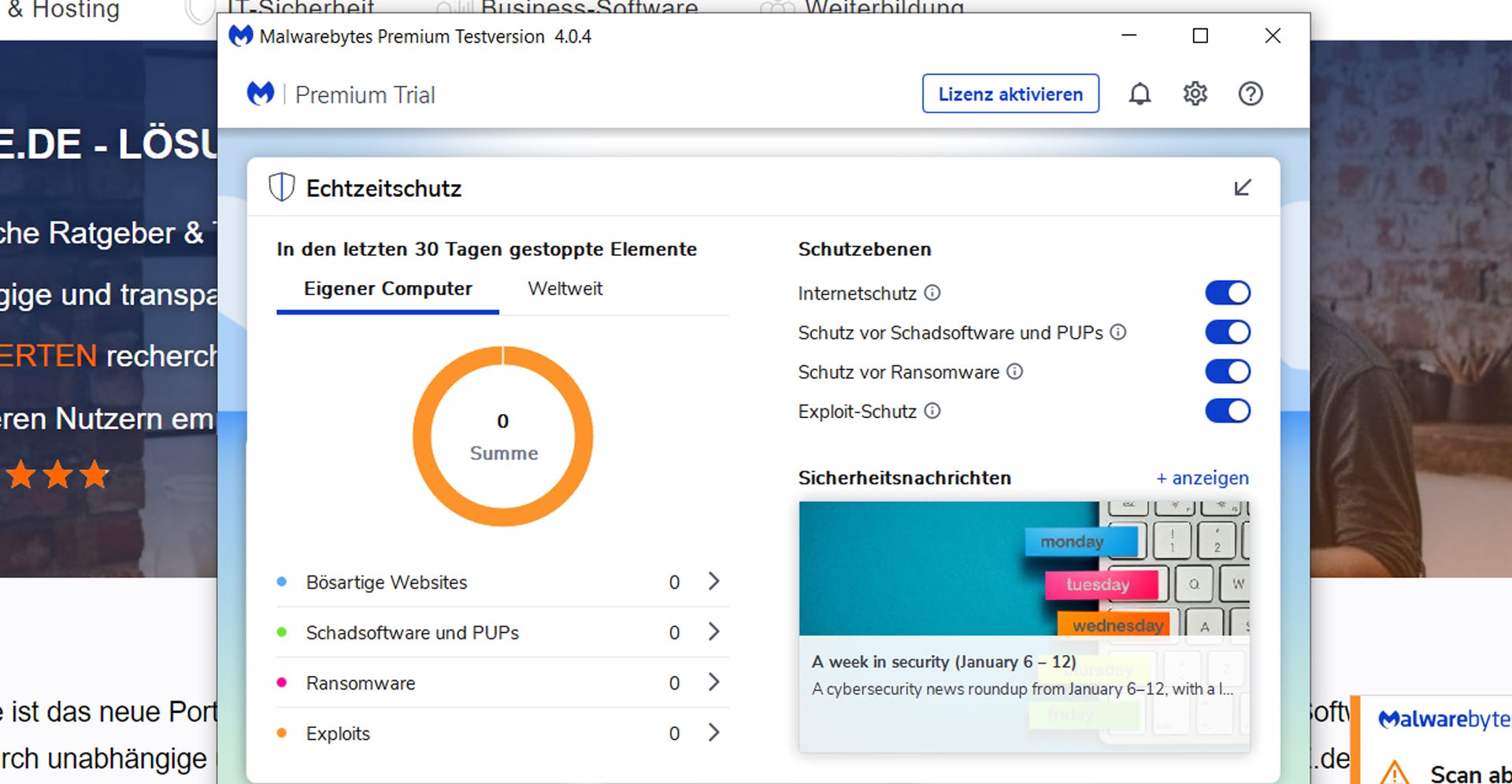 Antivirus Test 2021 » 12 Antivirenprogramme im Vergleich | EXPERTE.de